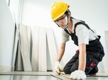 removation, woman, wood, home, construction