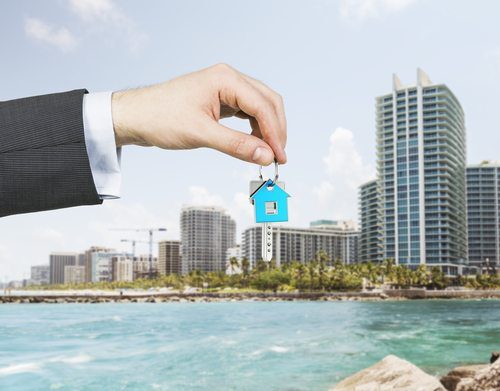 Key holder ontop of condo